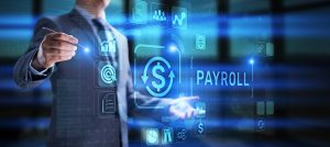 Payroll Business Finance Concept On Virtual Screen Interface